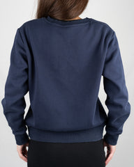 Pantique Crewneck mit Fleece – Dunkelblau